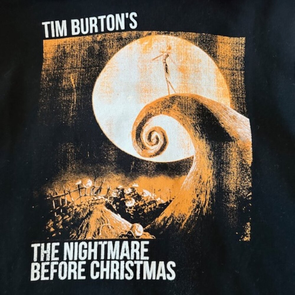Nightmare Before Christmas Hoodie (XXL, Black) - New